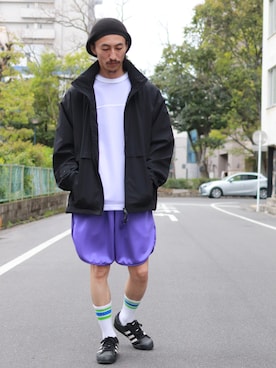 「PAPERSKY（ペーパースカイ）のアイテム」を使った、junpeiさん（メンズ・170cm）の春コーディネート