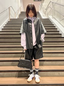 新品S Adidas フェイクレザー スリーストライプスベースボールシャツ 楽天市場】フェイクレザー アディカラー スリーストライプス