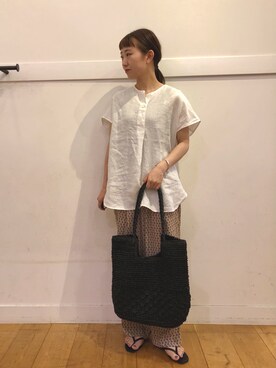 Nanami Naganoさん（レディース・158cm）の夏コーディネート