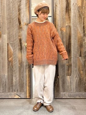「CUBE SUGAR」｜SHOP STAFFさん（レディース・160cm）の秋コーディネート