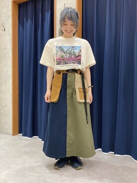 「CUBE SUGAR」｜SHOP STAFFさん（レディース・160cm）の夏コーディネート
