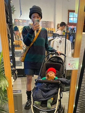「ZARA MAN」｜何歡🇹🇼さん（レディース・166cm）の冬コーディネート