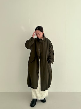 「アイテム（テーラードジャケット）」を使った、さかもとさん（レディース・155cm）の秋コーディネート