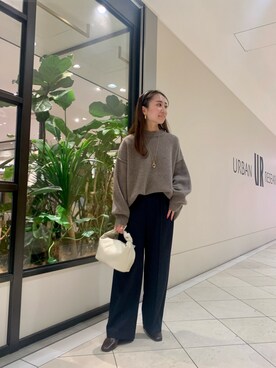 さかもとさん（レディース・154cm）の冬コーディネート