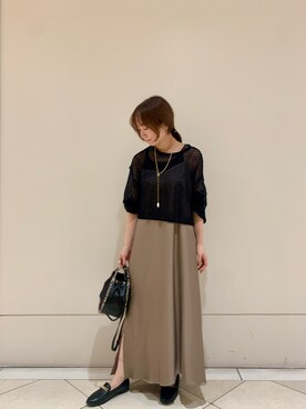 さかもとさん(レディース・154cm)の夏コーディネート