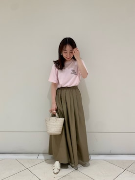 さかもとさん（レディース・154cm）の夏コーディネート