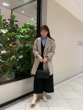 さかもとさん(レディース・154cm)の冬コーディネート