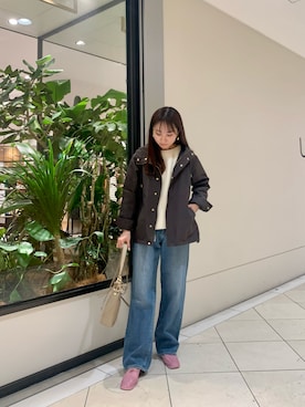 さかもとさん（レディース・154cm）の冬コーディネート