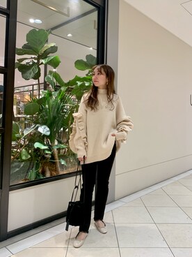 さかもとさん（レディース・154cm）の冬コーディネート