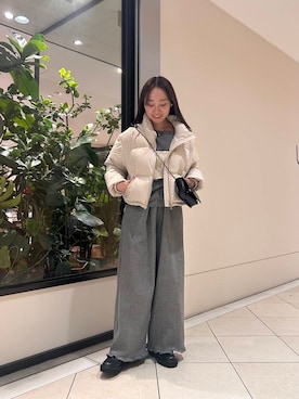 さかもとさん（レディース・154cm）の冬コーディネート