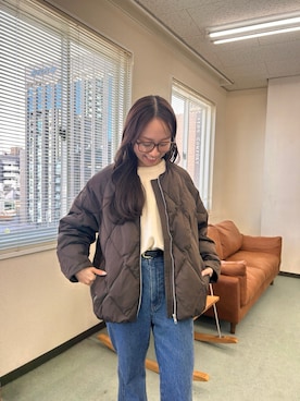 さかもとさん（骨格ウェーブ・レディース・154cm）の秋コーディネート