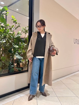 さかもとさん（レディース・154cm）の冬コーディネート