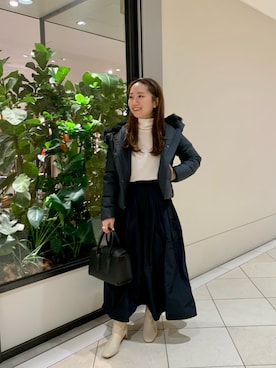 さかもとさん（レディース・154cm）の冬コーディネート