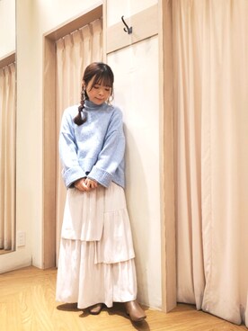 𝚝𝚊𝚖𝚊𝚖𝚒さん（レディース・148cm）の冬コーディネート