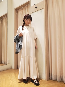 𝚝𝚊𝚖𝚊𝚖𝚒さん(レディース・148cm)の夏コーディネート