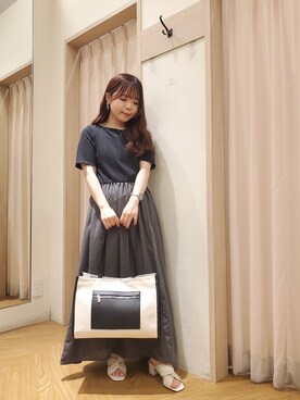 「Te chichi TERRASSE（テチチテラス）のアイテム（アクセサリー）」を使った、𝚝𝚊𝚖𝚊𝚖𝚒さん（レディース・148cm）の春コーディネート