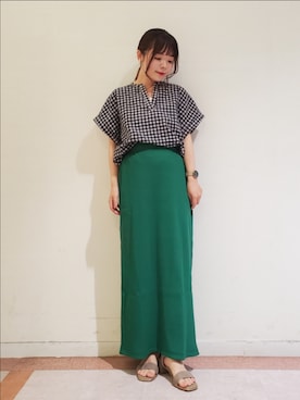 𝚝𝚊𝚖𝚊𝚖𝚒さん（レディース・148cm）の夏コーディネート