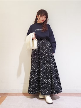 𝚝𝚊𝚖𝚊𝚖𝚒さん（レディース・148cm）の秋コーディネート