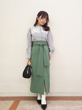 𝚝𝚊𝚖𝚊𝚖𝚒さん（レディース・148cm）の春コーディネート