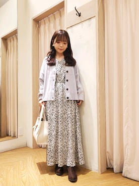 「Te chichi TERRASSE」｜「アイテム（ワンピース/ドレス）」を使った、𝚝𝚊𝚖𝚊𝚖𝚒さん（レディース・148cm）の秋コーディネート