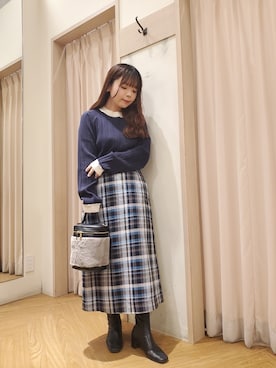 𝚝𝚊𝚖𝚊𝚖𝚒さん(レディース・148cm)の冬コーディネート