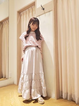 𝚝𝚊𝚖𝚊𝚖𝚒さん（レディース・148cm）の夏コーディネート