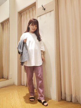 𝚝𝚊𝚖𝚊𝚖𝚒さん（レディース・148cm）の夏コーディネート