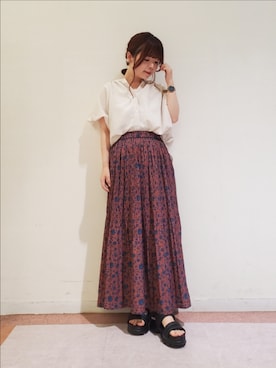 𝚝𝚊𝚖𝚊𝚖𝚒さん（レディース・148cm）の夏コーディネート