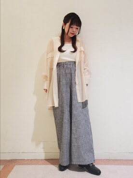 𝚝𝚊𝚖𝚊𝚖𝚒さん（レディース・148cm）の夏コーディネート