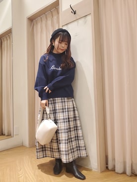 𝚝𝚊𝚖𝚊𝚖𝚒さん（レディース・148cm）の冬コーディネート
