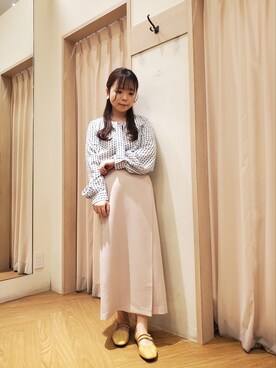 「Te chichi TERRASSE」｜「アイテム（シューズ）」を使った、𝚝𝚊𝚖𝚊𝚖𝚒さん（レディース・148cm）の春コーディネート