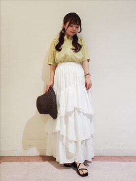 𝚝𝚊𝚖𝚊𝚖𝚒さん（レディース・148cm）の春コーディネート