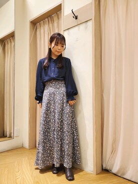 𝚝𝚊𝚖𝚊𝚖𝚒さん（レディース・148cm）の冬コーディネート