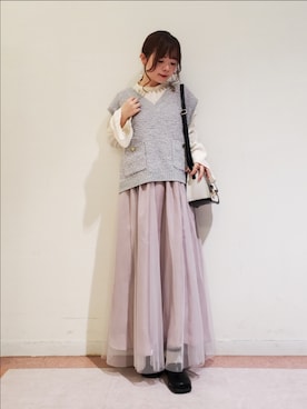 𝚝𝚊𝚖𝚊𝚖𝚒さん(レディース・148cm)の春コーディネート