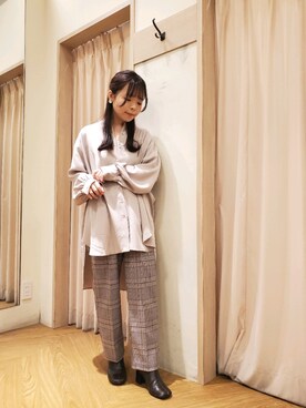 𝚝𝚊𝚖𝚊𝚖𝚒さん（レディース・148cm）の冬コーディネート