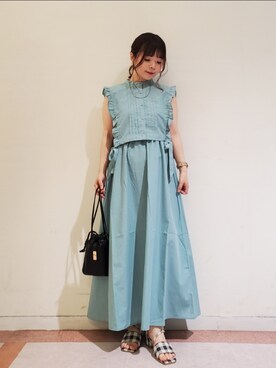 𝚝𝚊𝚖𝚊𝚖𝚒さん（レディース・148cm）の夏コーディネート