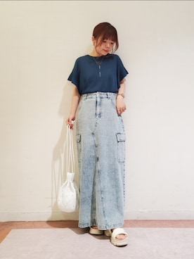 𝚝𝚊𝚖𝚊𝚖𝚒さん（レディース・148cm）の夏コーディネート