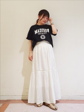 𝚝𝚊𝚖𝚊𝚖𝚒さん（レディース・148cm）の夏コーディネート