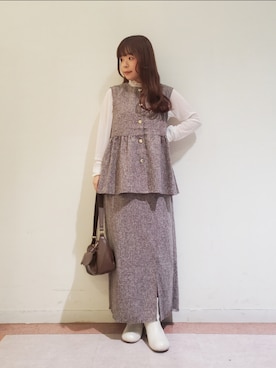 𝚝𝚊𝚖𝚊𝚖𝚒さん（レディース・148cm）の秋コーディネート