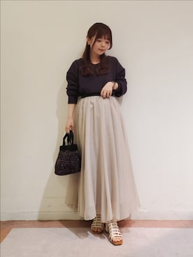 𝚝𝚊𝚖𝚊𝚖𝚒さん（レディース・148cm）の春コーディネート