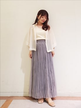 𝚝𝚊𝚖𝚊𝚖𝚒さん（レディース・148cm）の夏コーディネート