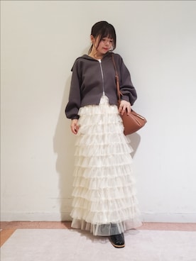 𝚝𝚊𝚖𝚊𝚖𝚒さん（レディース・148cm）の冬コーディネート