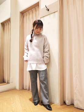 𝚝𝚊𝚖𝚊𝚖𝚒さん（レディース・148cm）の冬コーディネート