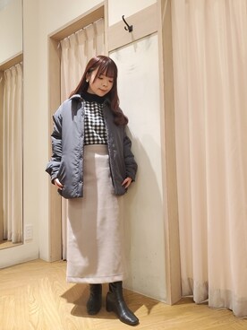 𝚝𝚊𝚖𝚊𝚖𝚒さん（レディース・148cm）の冬コーディネート