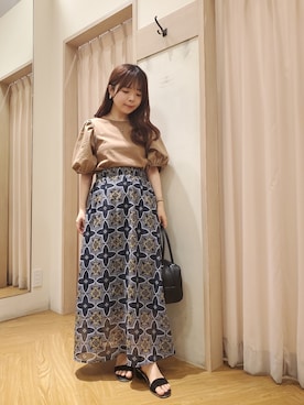 𝚝𝚊𝚖𝚊𝚖𝚒さん（レディース・148cm）の夏コーディネート