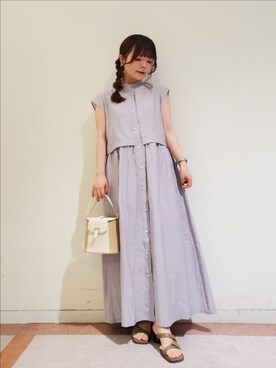 𝚝𝚊𝚖𝚊𝚖𝚒さん（レディース・148cm）の春コーディネート