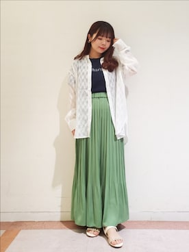 𝚝𝚊𝚖𝚊𝚖𝚒さん（レディース・148cm）の夏コーディネート