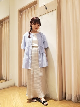 𝚝𝚊𝚖𝚊𝚖𝚒さん(レディース・148cm)の夏コーディネート