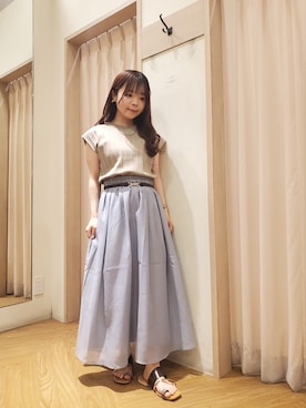 𝚝𝚊𝚖𝚊𝚖𝚒さん（レディース・148cm）の夏コーディネート