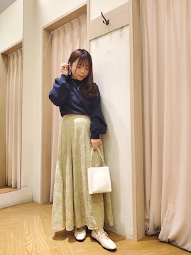 「Te chichi TERRASSE」｜「アイテム（シューズ）」を使った、𝚝𝚊𝚖𝚊𝚖𝚒さん（レディース・148cm）の冬コーディネート